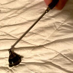 Vintage silver candle snuffer